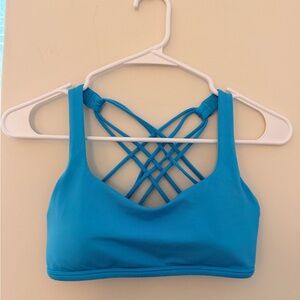 lululemon athletica Blue Free to Be- wild Bra